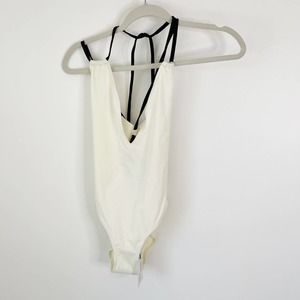 Solid & Striped The Alexandrea Cream One Piece